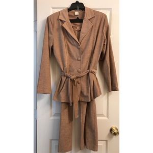 Tan Fleece Suit